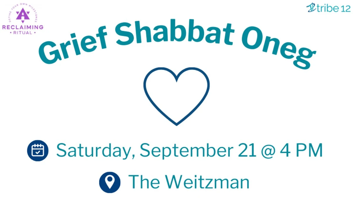 Tribe 12 & Reclaiming Ritual Grief Shabbat Oneg 09.21.24