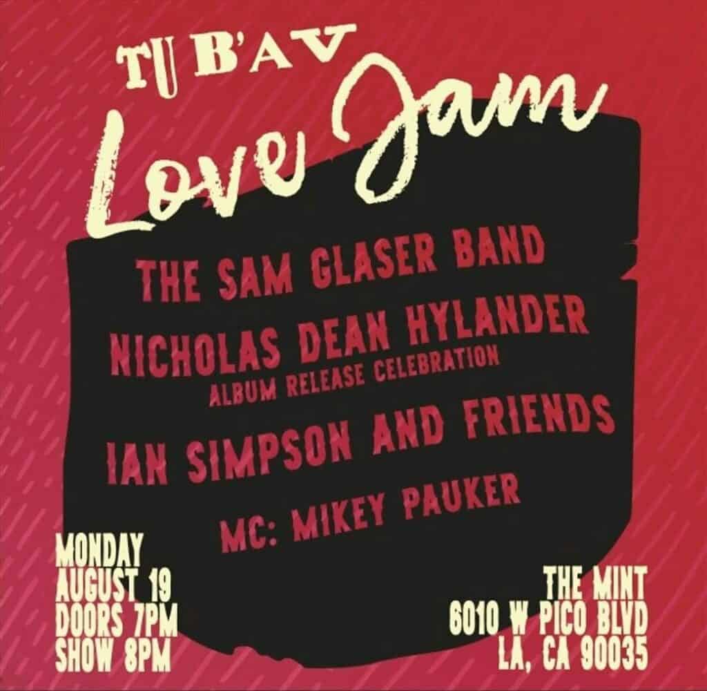 Tu B’Av Love Jam