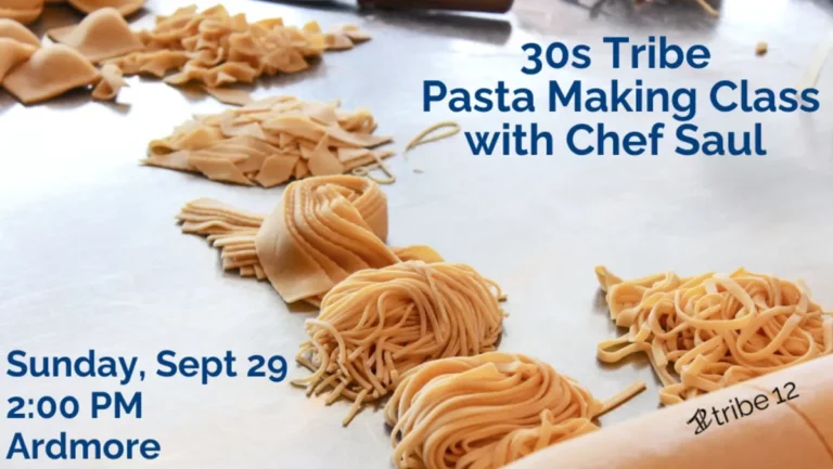 30s Tribe Pasta Making Class with Chef Saul 09.29.24