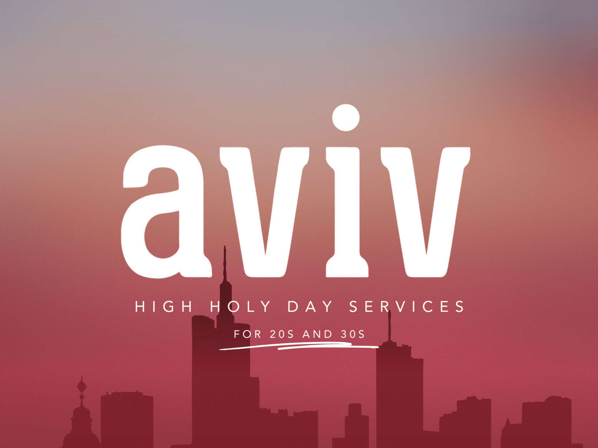 Aviv 20s and 30s: Kol Nidre