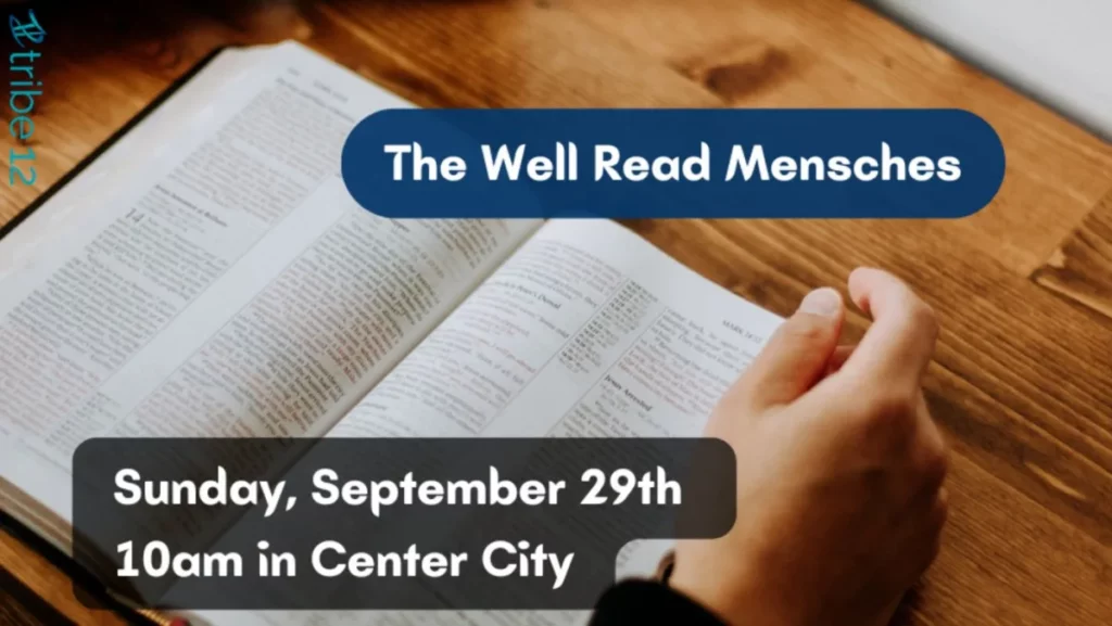 Well Read Mensches 09.29.24