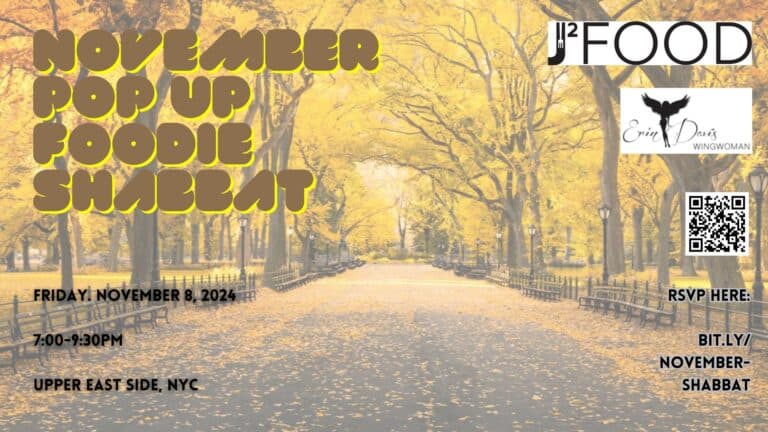 J2Food Pop Up Shabbat