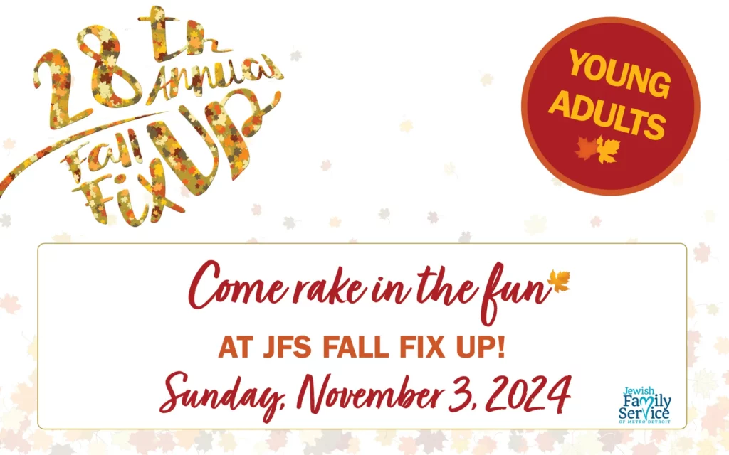 28th Annual Fall Fix Up - Young Adult Sign Up
