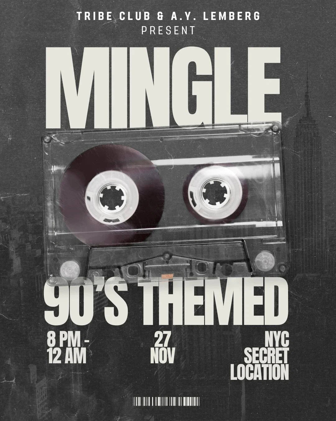 90's-themed Jewish Single mingle