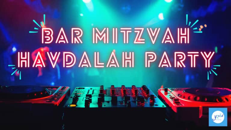 Yisod Bar Mitzvah Havdalah Party