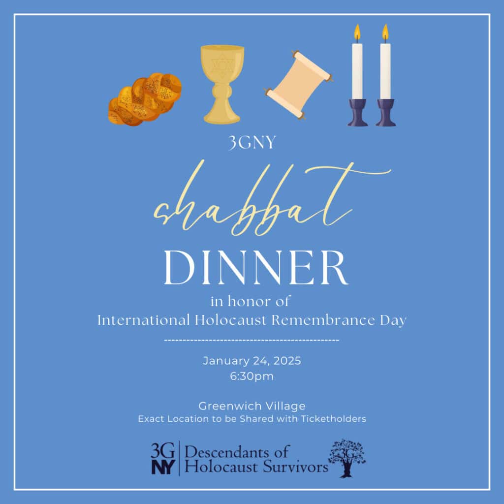 3GNY Shabbat Dinner Invite Instagram Post 1 1