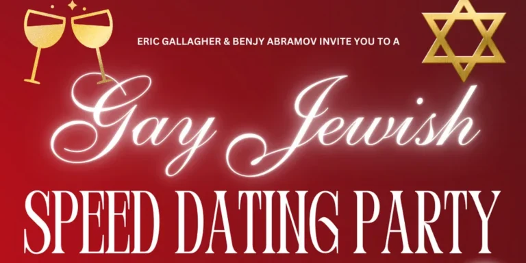 Gay Jewish speed dating party