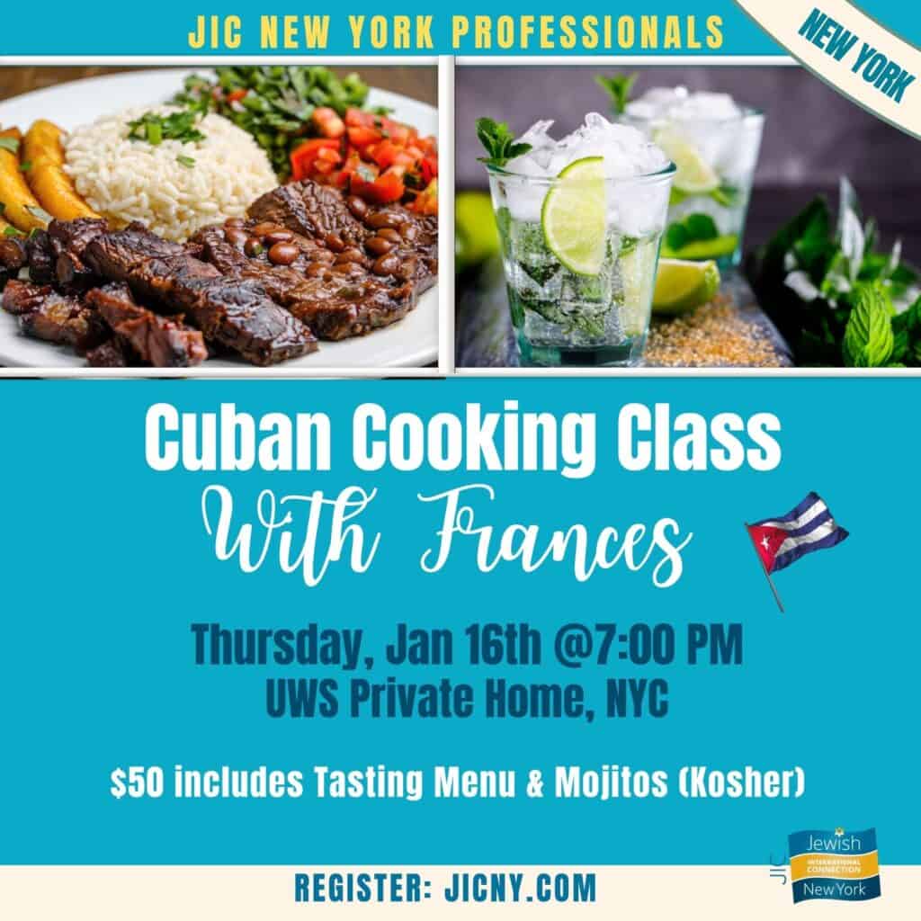 (NYC) Cuban Cooking Class & Mojitos with Frances – all welcome