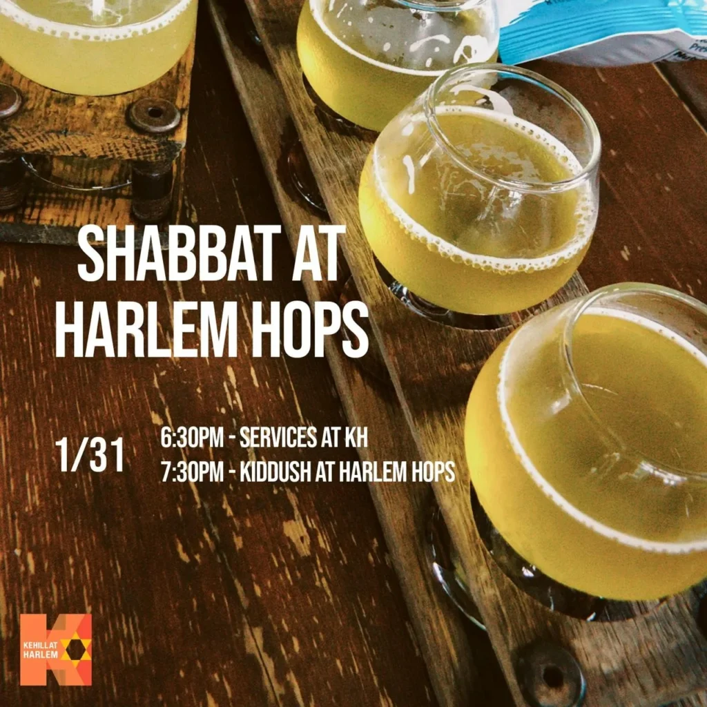 Shabbat at Harlem Hops