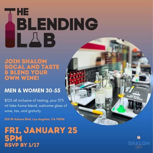 Shalom SoCal: Wine Blending Class