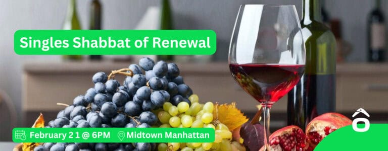 Singles Shabbat of Renewal