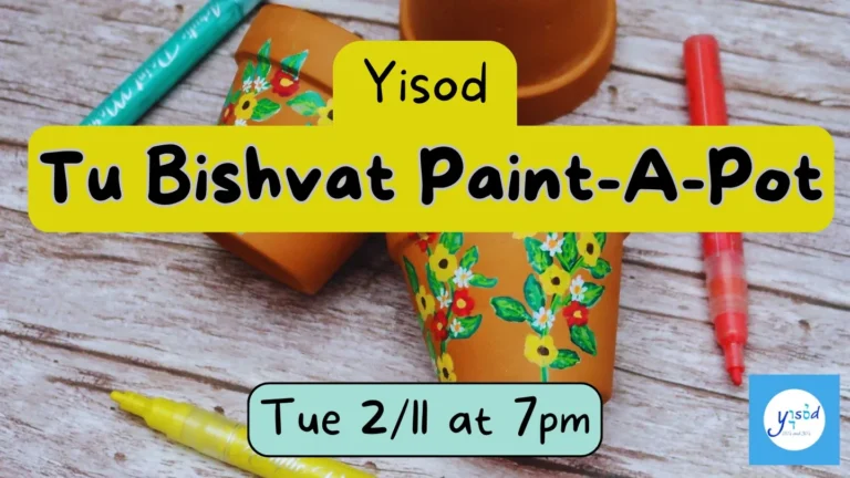 Yisod Tu Bishvat Paint-A-Pot