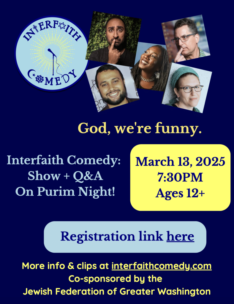 A Purim Interfaith Comedy Show