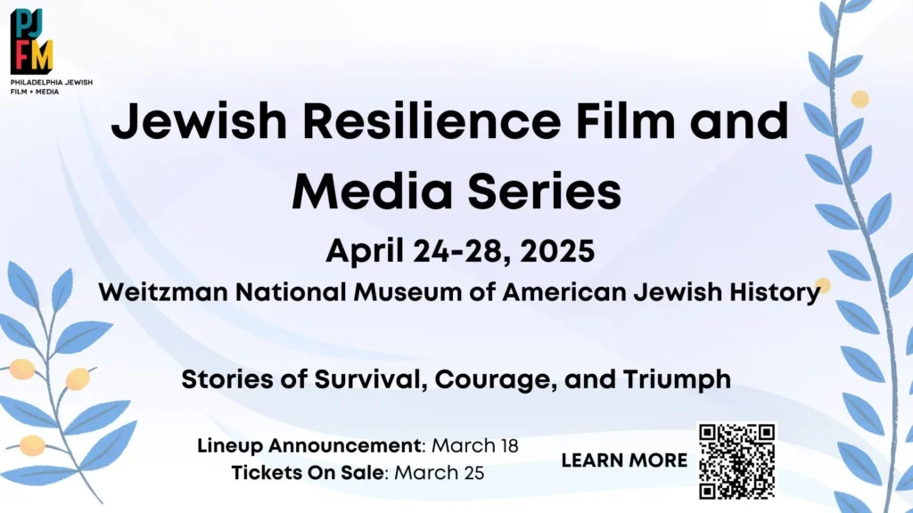Jewish Resilience Film and Media Festival Digital Flyer 1