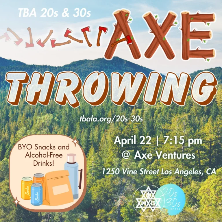 Jewish Singles axe throwing