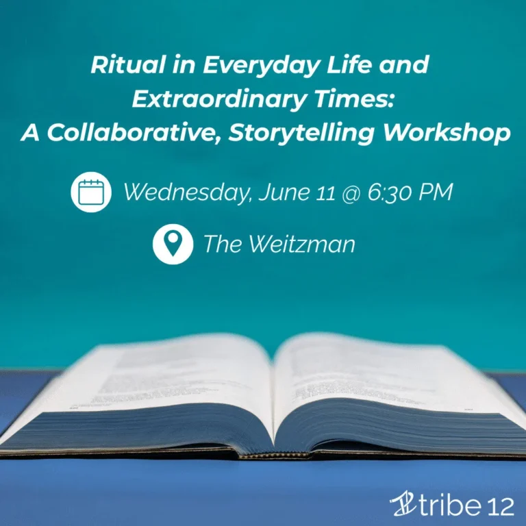 Ritual in Everyday Life and Extraordinary Times: A Collaborative, Storytelling Workshop