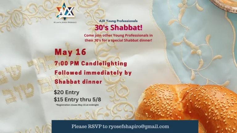 30s Shabbat May 2025!