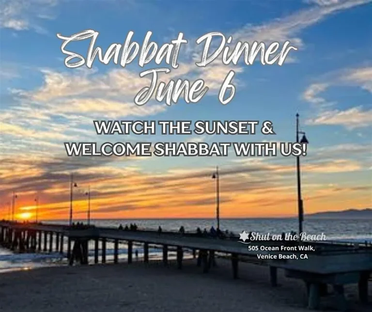 Shabbat Dinner at the Beach