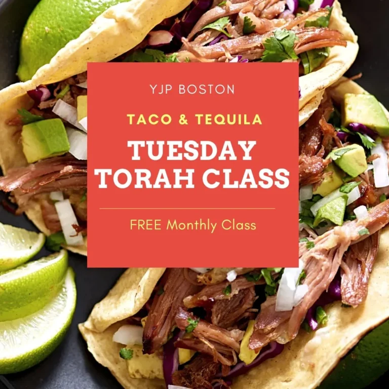 Taco and Tequila Tuesday Torah Class – May