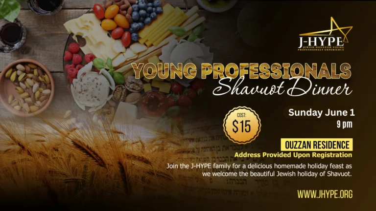 Young Professionals Shavuot Dinner