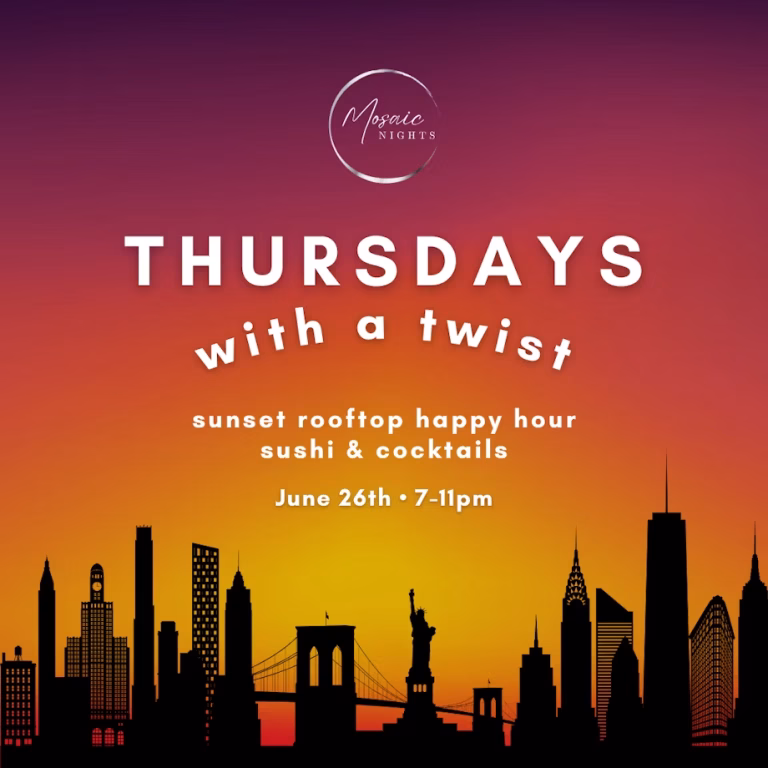 Mosaic Nights: Sunset Happy Hour