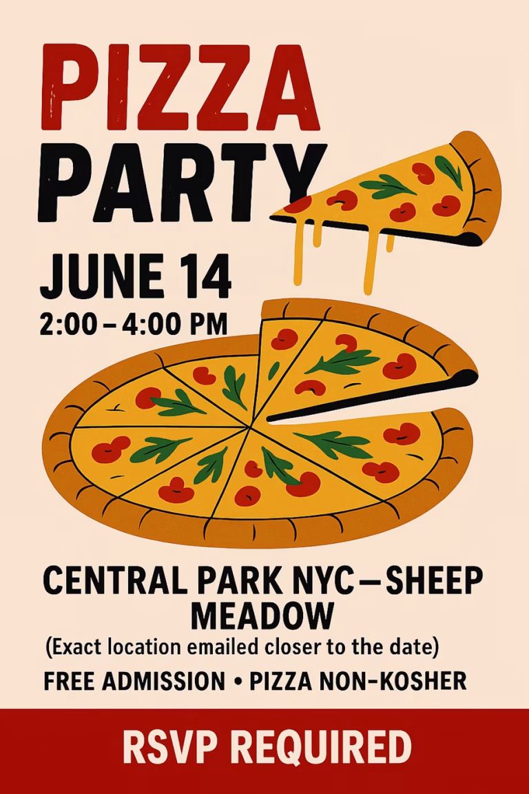 Pizza Picnic in Central Park
