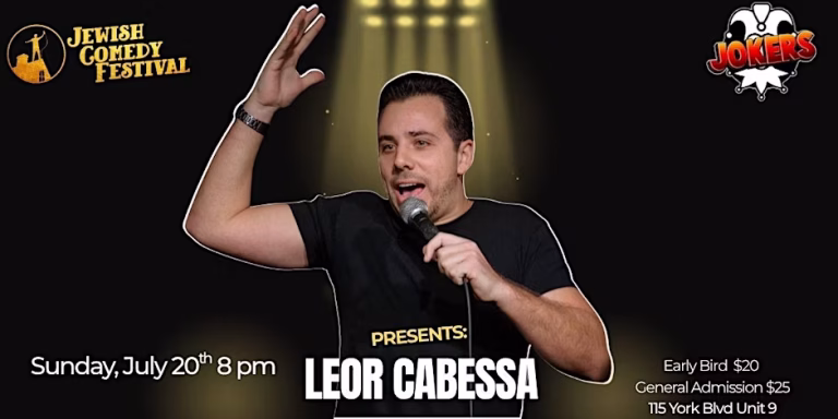 Toronto Jewish Comedy Festival Headliner Series with Leor Cabessa