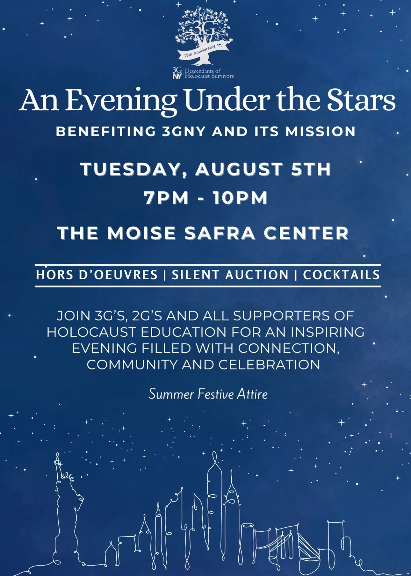 3GNY: An Evening Under the Stars