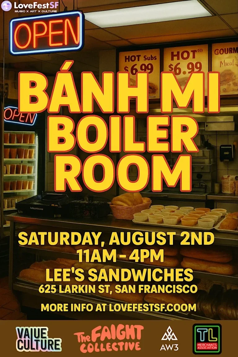 Banh Mi Boiler Room at Love Fest SF in Little Saigon