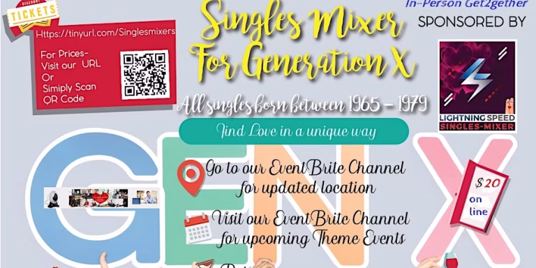 Mid-Summer Generation X Tampa Singles Mixer : Opportunity 4 love