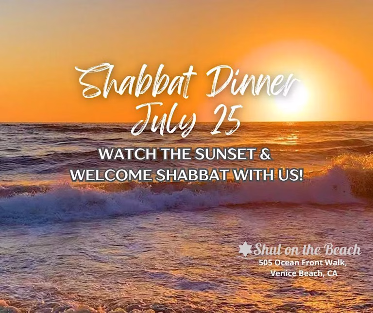 Shabbat Dinner at the Beach