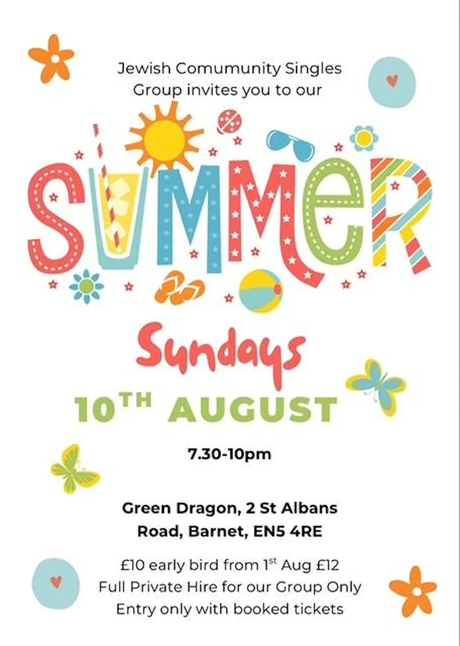 Summer Sundays Drinks Mixer