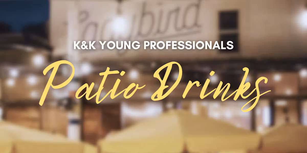 Young Professionals Patio Drinks