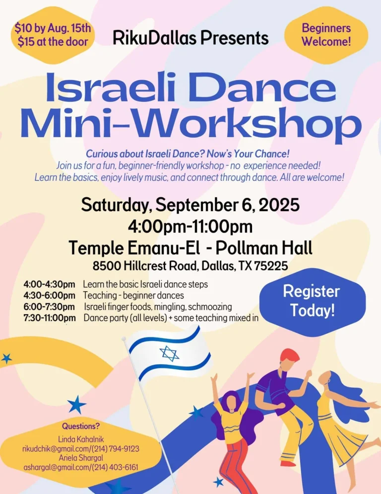 RikuDallas Mini Israeli Dance Workshop