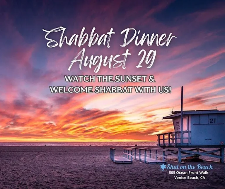Shabbat Dinner at the Beach