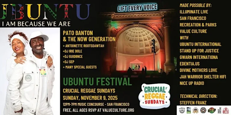 Ubuntu Festival ft. Pato Banton and the Now Generation plus Special Guests