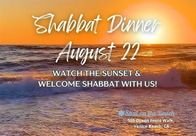Shabbat Dinner at the Beach