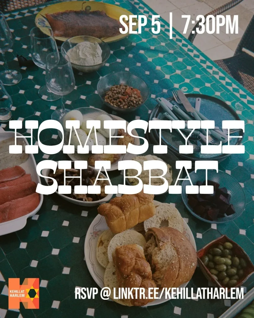 Homestyle shabbat event