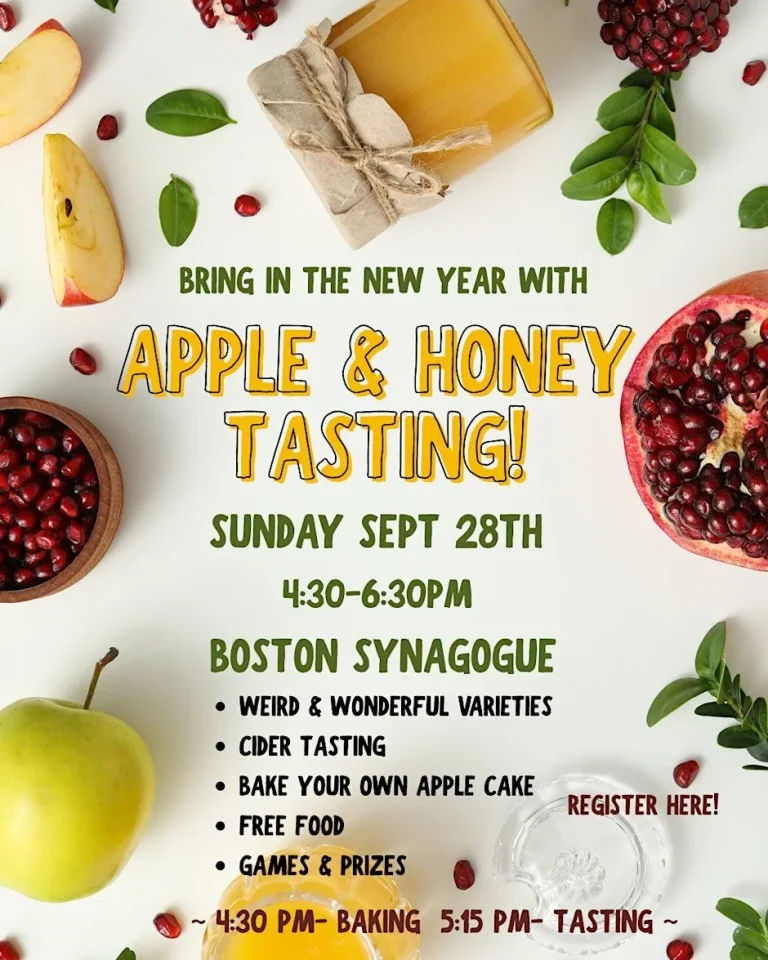 New Year Apples, Honey, & Cider Tasting!