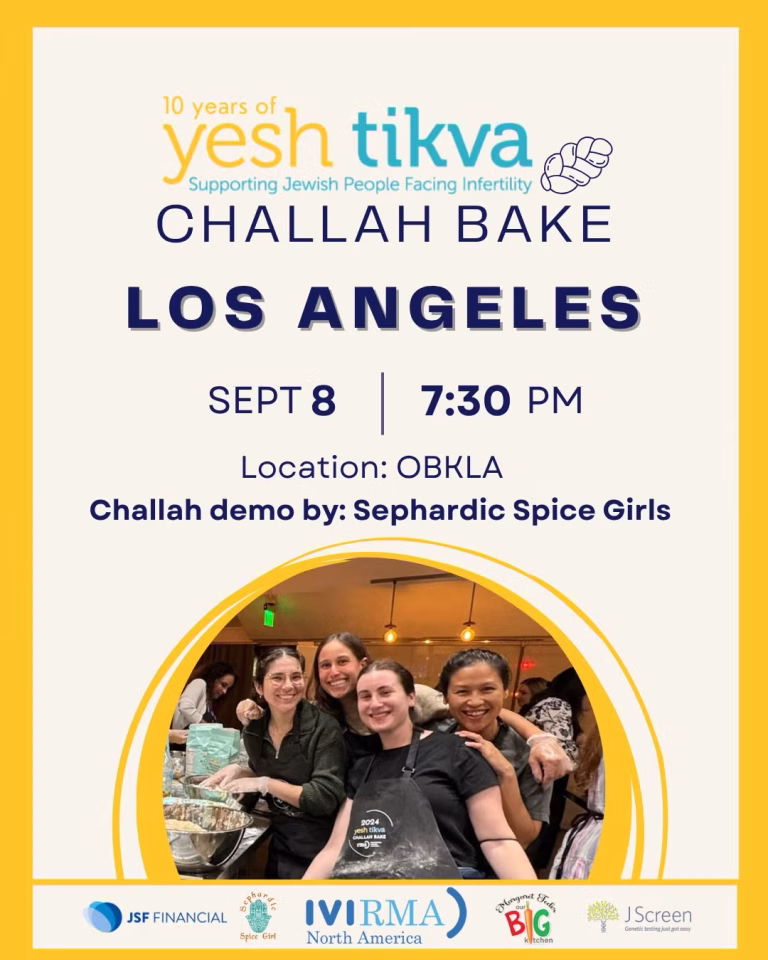 Yesh Tikva and OBKLA Challah Bake