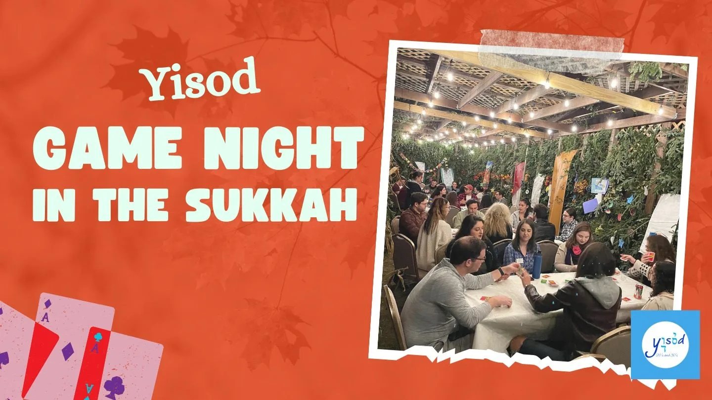 Yisod Game Night in the Sukkah