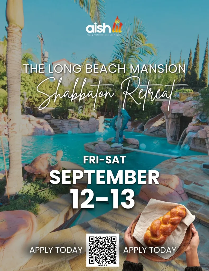 aishLIT's Long Beach Mansion Shabbaton Retreat | Sept 12
