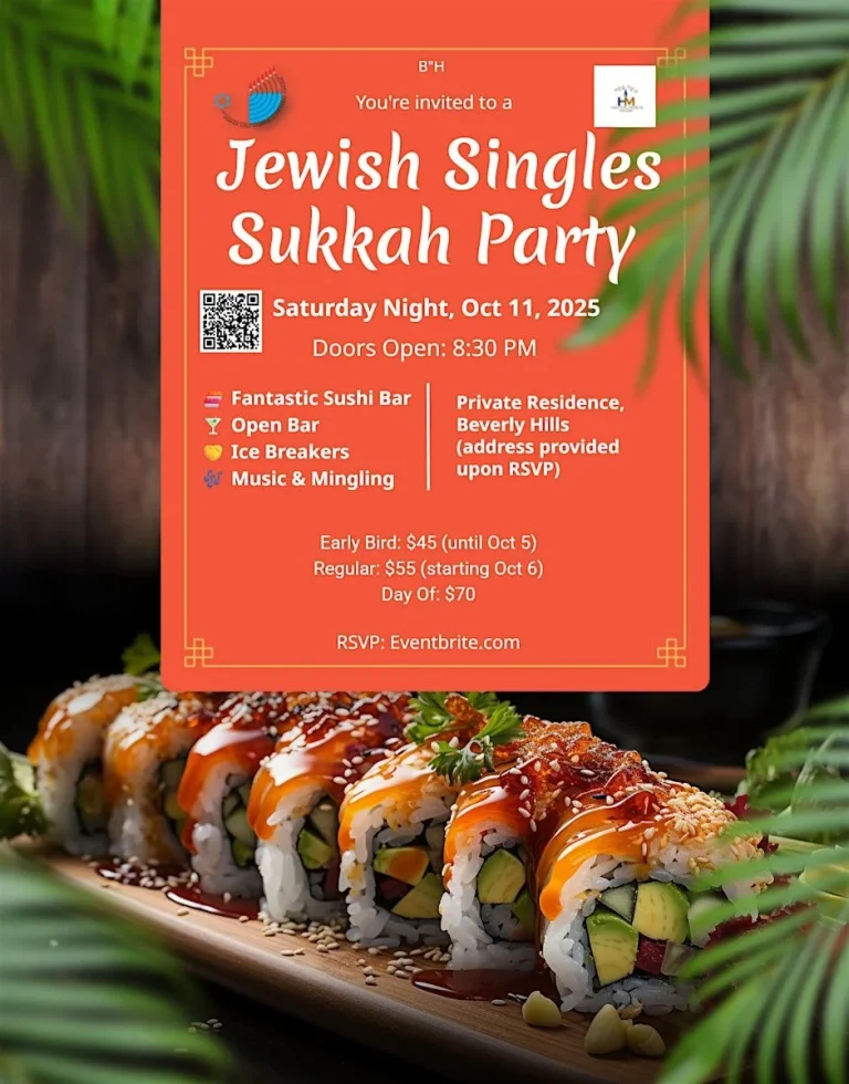 Jewish Singles Sukkah Party