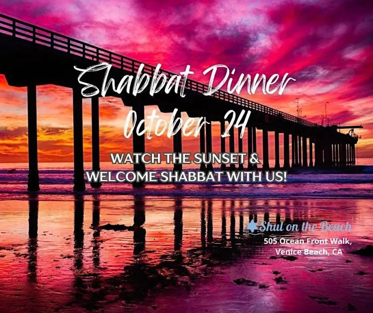 Shabbat Dinner at the Beach