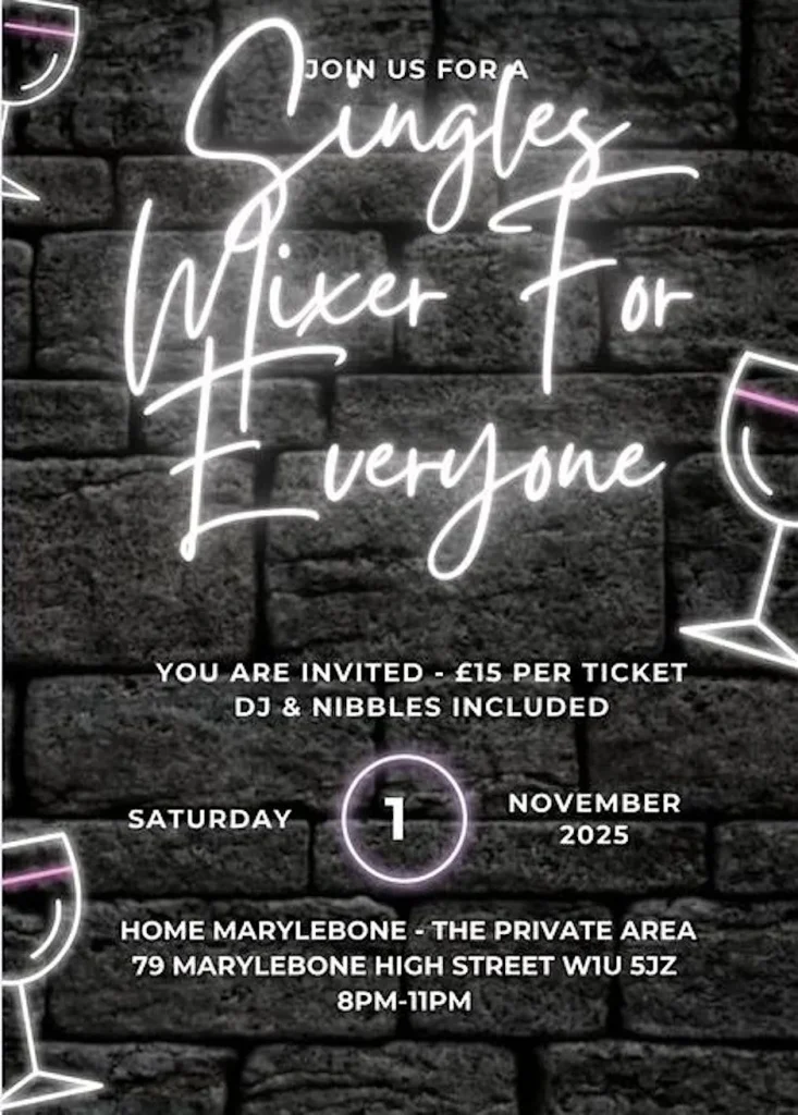 Singles Mixer for Everyone - London Venue