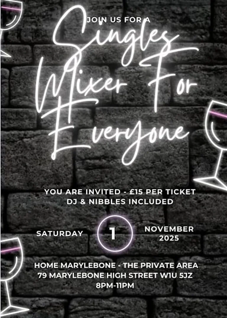 Singles Mixer for Everyone - London Venue