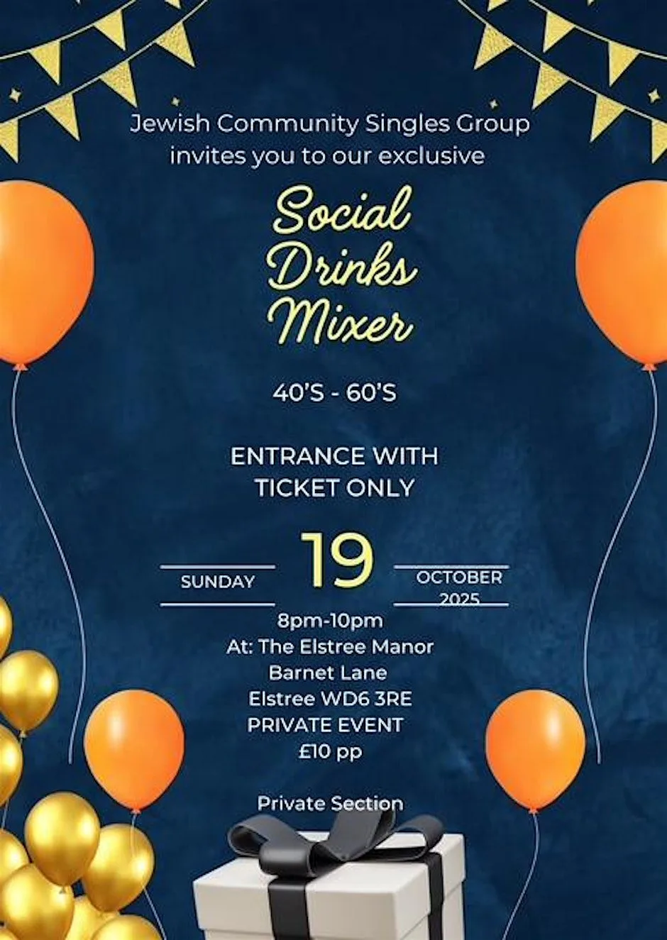 Social Drinks Mixer (Over 40's)