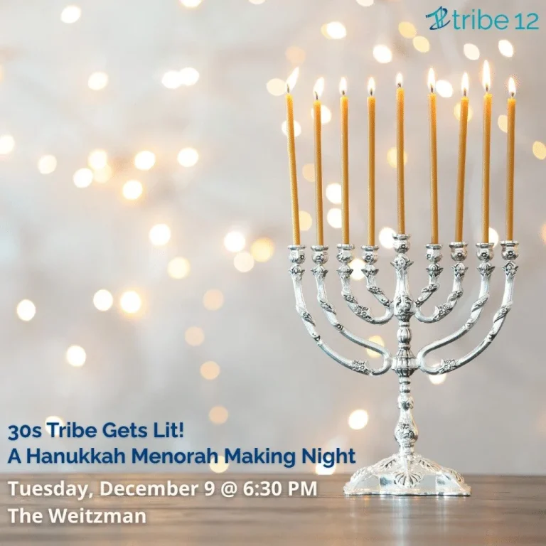 30s Tribe Gets Lit: A Hanukkah Menorah-Making Night