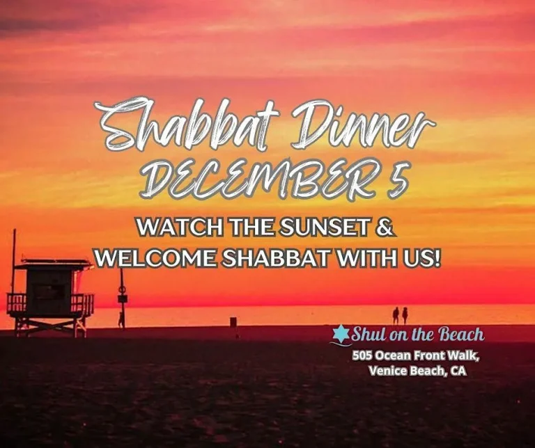 Shabbat Dinner at the Beach