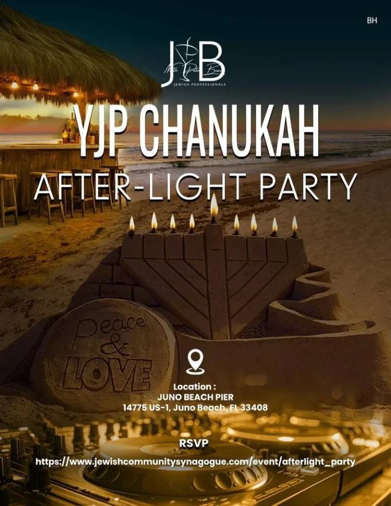 YJP Chanukah AfterLight Beach Party